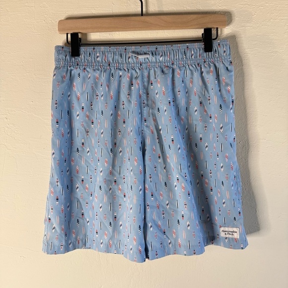 BUNDLE Abercrombie & Fitch Kids Size 15/16 Swim Trunks Count of 3 - Picture 7 of 9